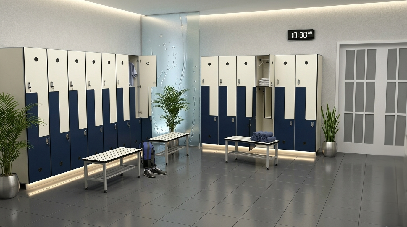 Compact laminat soyunma dolapları